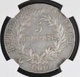 France 5 Francs 1806 Napoléon Empereur  Paris SPL à FDC NGC MS63 très rare Qualité