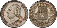 France 5 Francs 1823 Louis XVIII  Bayonne EF