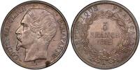 France 5 Francs 1852 Louis-Napoléon  Paris Magnifique exemplaire UNC Toned