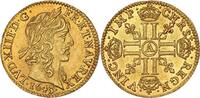 France Demi-Louis dor 1643 Louis XIII  de Warin Paris UNC à FDC très rare