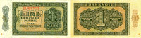 Banknoten 1 DEUTSCHE MARK 1948 DDR:  1948 Ro.340e I-  9,80 EUR  plus 8,90 EUR verzending