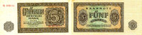 Banknoten 5 DEUTSCHE MARK 1948 DDR:  1948 Ro.342b II+ II+ 14,80 EUR  plus 8,90 EUR verzending