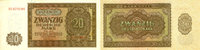 Banknoten 20 DEUTSCHE MARK 1948 DDR:  1948 Ro.344c ERSATZNOTE II+ selten... 78,00 EUR  plus 18,80 EUR verzending