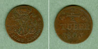 Altdeutschland Jülich Berg 1/2 Stüber 1803 R f.ss -