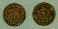 Altdeutschland Jülich Berg 1/4 Stüber 1785 PR f.ss -
