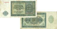 Banknoten 10 DEUTSCHE MARK 1948 DDR:  1948 Ro.343a III-IV III-IV 9,80 EUR  plus 8,90 EUR verzending
