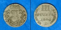 Altdeutschland Jülich Berg 3 Stüber 1806 Sr ss -