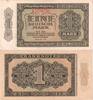 Banknoten 1 DEUTSCHE MARK 1948 DDR:  1948 Ro.340d I- selten  49,80 EUR  plus 8,90 EUR verzending