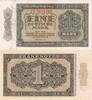 Banknoten 1 DEUTSCHE MARK 1948 DDR:  1948 Ro.340e I  11,80 EUR  plus 8,90 EUR verzending