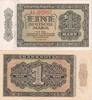 Banknoten 1 DEUTSCHE MARK 1948 DDR:  1948 Ro.340e I-  9,80 EUR  plus 8,90 EUR verzending