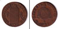 Alle Welt 1 Sol FRANKREICH 1793 L s+ selten -