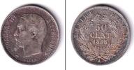 Alle Welt 50 Cent FRANKREICH 50 Centimes 1858 A ss-vz -
