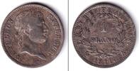 Alle Welt 1 Franc FRANKREICH 1811 A ss selten! -
