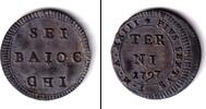 Alle Welt 6 Baiocchi ITALIEN Terni 1797 PIVS VI. vz selten! -