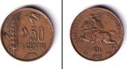 Alle Welt 50 Centu LITAUEN 1925 ss+ -
