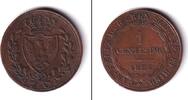 Alle Welt 1 Centesimo ITALIEN Sardinien 1826 ss+ -