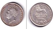 Alle Welt 1 Shilling Großbritannien / Great Britain One Shilling 1825 ss -