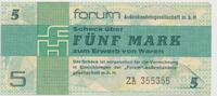 DDR 5 MARK 1979 DDR: Forum-Scheck  1979 Ro.369b Ersatznote I- 4,80 EUR incl. BTW., plus 8,90 EUR verzending
