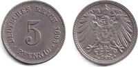 Deutsches Kaiserreich 5 Pfennig 1893 DEUTSCHES REICH 5 Pf. (J.12) 1893 E... 69,00 EUR  Excl. 18,80 EUR Verzending
