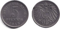 Deutsches Kaiserreich 5 Pfennig 1915 DEUTSCHES REICH 5 Pf. (J.297) 1915 ... 11,80 EUR  Excl. 8,90 EUR Verzending