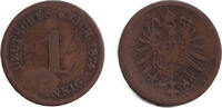Deutsches Kaiserreich 1 Pfennig 1874 DEUTSCHES REICH 1 Pf. 1874 H (J.1) ... 19,80 EUR  Excl. 8,90 EUR Verzending