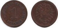 Deutsches Kaiserreich 1 Pfennig 1888 DEUTSCHES REICH 1 Pf. 1888 E (J.1) ... 9,80 EUR  Excl. 8,90 EUR Verzending