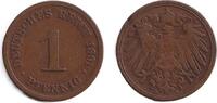 Deutsches Kaiserreich 1 Pfennig 1891 DEUTSCHES REICH 1 Pf. 1891 D (J.10)... 17,80 EUR  Excl. 8,90 EUR Verzending