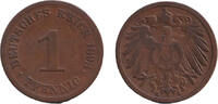 Deutsches Kaiserreich 1 Pfennig 1893 DEUTSCHES REICH 1 Pf. 1893 G (J.10)... 14,80 EUR  Excl. 8,90 EUR Verzending