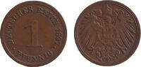 Deutsches Kaiserreich 1 Pfennig 1897 DEUTSCHES REICH 1 Pf. 1897 G (J.10)... 19,80 EUR  Excl. 8,90 EUR Verzending