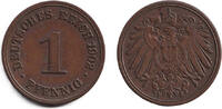 Deutsches Kaiserreich 1 Pfennig 1902 DEUTSCHES REICH 1 Pf. 1902 F (J.10)... 9,80 EUR  Excl. 8,90 EUR Verzending