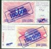 Banknoten 100000 Dinara Bosnien Herzegowina: 100000 Dinar 1993 (KM 34a) I -