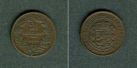 Alle Welt 2 1/2 Cent LUXEMBURG 2 1/2 Centimes 1854 vz- -