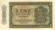 Banknoten 1 DEUTSCHE MARK 1948 DDR:  1948 Ro.340a II  66,00 EUR  plus 18,80 EUR verzending