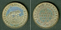 Altdeutschland 1/6 Taler Anhalt Bernburg 1/6 Taler 1862 A vz -