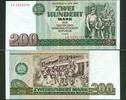 Banknoten 200 MARK DDR: 1985 Ro.364b Ersatznote I -