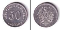 Deutsches Kaiserreich 50 Pfennige DEUTSCHES REICH 50 Pfennig 1876 C (J.7) ss -