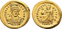 RÖMISCHE KAISERZEIT AV-Solidus Theodosius II., 408-450. -