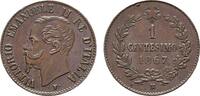 ITALIEN Ku.-Centesimo Victor Emanuel II., 1859-1861-1878. -