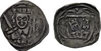 REGENSBURG Pfennig Gemeinschaftsprägung von Herzog und Bischof 1392/1409. -