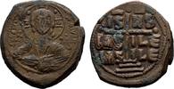 BYZANZ Æ-Follis Romanus III., 1028-1034. -
