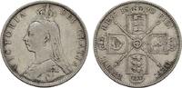 GROSSBRITANNIEN Florin Victoria, 1837-1901. -