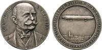 LUFTFAHRT Silbermedaille o.J. (1907-1908), (von Mayer u. Wilhelm). Auf die Mattiert. CH UNC