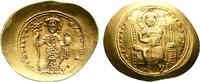 AV-Histamenon Constantinopel. BYZANZ Constantinus X., 1059-1067. Gut zentriert, komplett lesbar (ansonsten meist durch Stempelverschieb