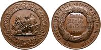 Bronzemedaille 1857 (v. Radnitzky) LANDWIRTSCHAFT  Kl. Fleck, Stempelglanz