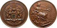 Bronzemedaille 1889 (v. Lauer) HANDWERK + INDUSTRIE  Fast Stempelglanz