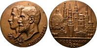 Bronzegussmedaille 1936 DÄNEMARK Christian X., 1912-1947. Gussfrisch