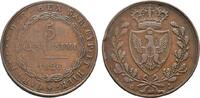 ITALIEN 5 Centesimi Karl Felix, 1821-1831. -