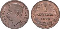 ITALIEN Ku.-2 Centesimi Umberto I., 1878-1900. -