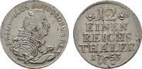BRANDENBURG-PREUSSEN 1/12 Taler Friedrich II., der Große, 1740-1786. -
