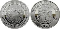 GROSSBRITANNIEN 25 Ecu Elizabeth II. seit 1952. -
